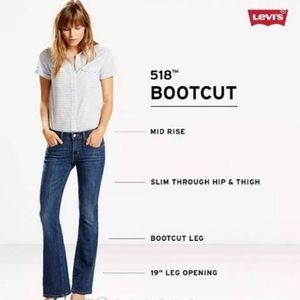 Women's Levi's 518 Superlow Jean's